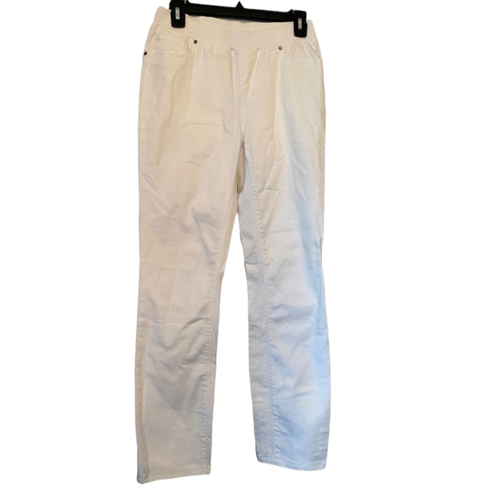 Boston Proper White Pull On Style Pants